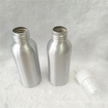 Bouteille de parfum en aluminium cosmétique 100ml avec le pulvérisateur